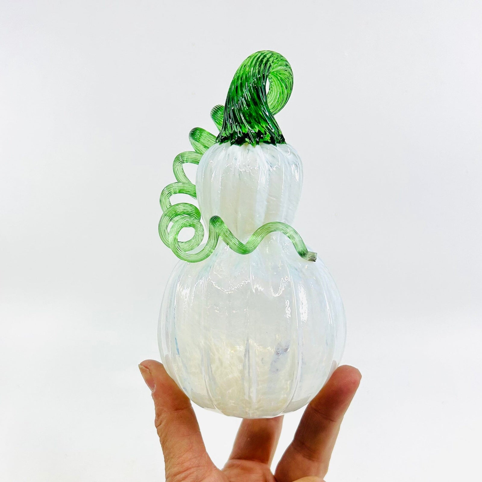 Daily Pumpkin 1627 Holiday Mini Gourd Gabby Luke Adams Glass Blowing Studio 
