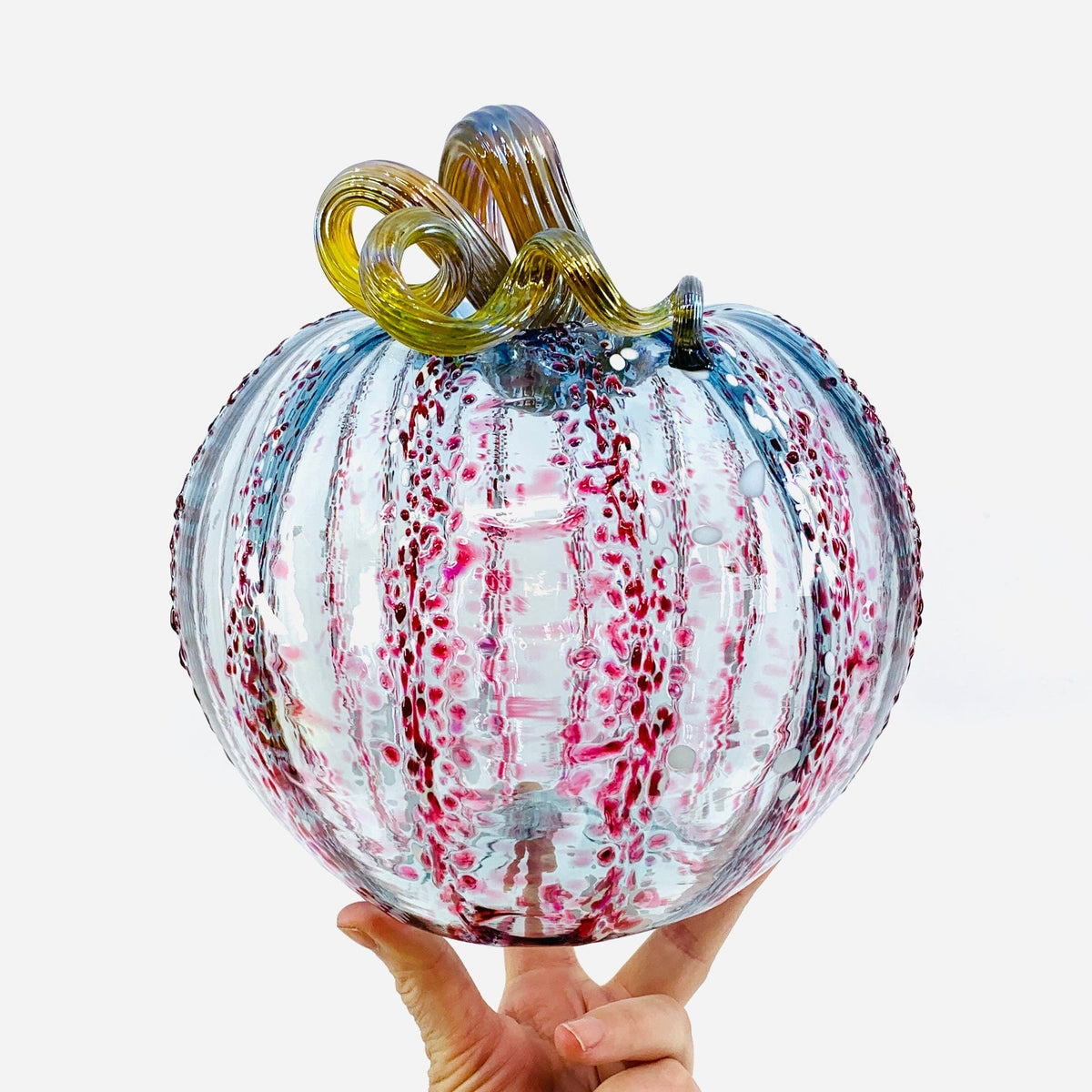 Daily Pumpkin 650 Large Gabby Luke Adams Glass Blowing Studio 