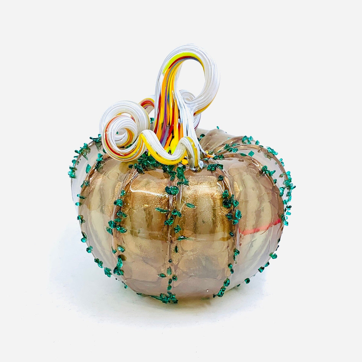 Daily Pumpkin 3074 Squat Gabby Luke Adams Glass Blowing Studio 