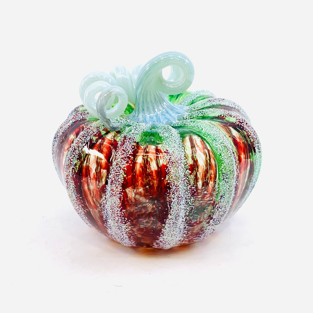 Daily Pumpkin 1670 Holiday Snowfall Squat Gabby Luke Adams Glass Blowing Studio 