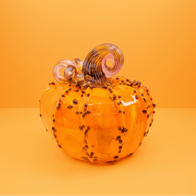 Daily Pumpkin 3009 Squat Gabby Luke Adams Glass Blowing Studio 