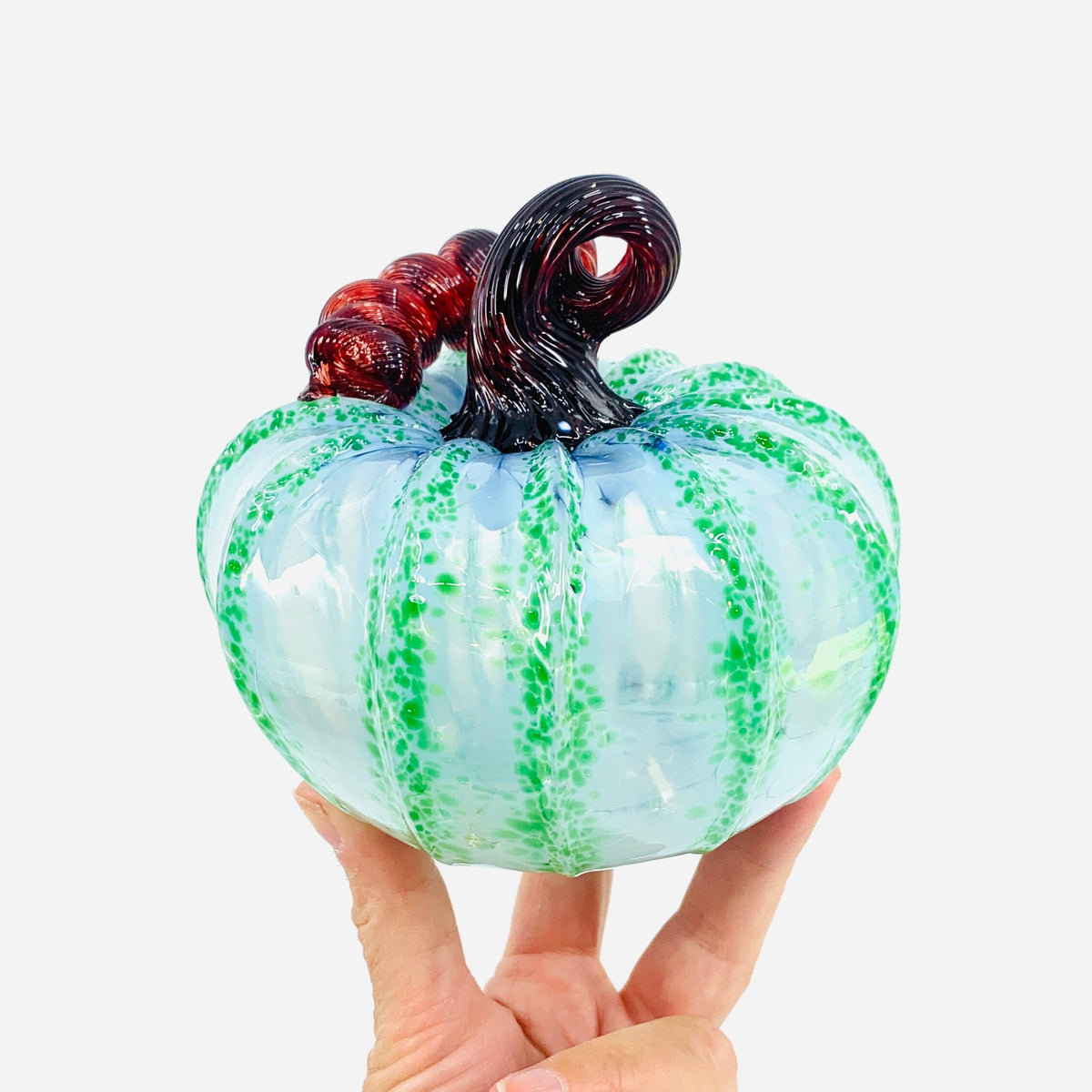 Daily Pumpkin 1419 Holiday Squat Gabby Luke Adams Glass Blowing Studio 