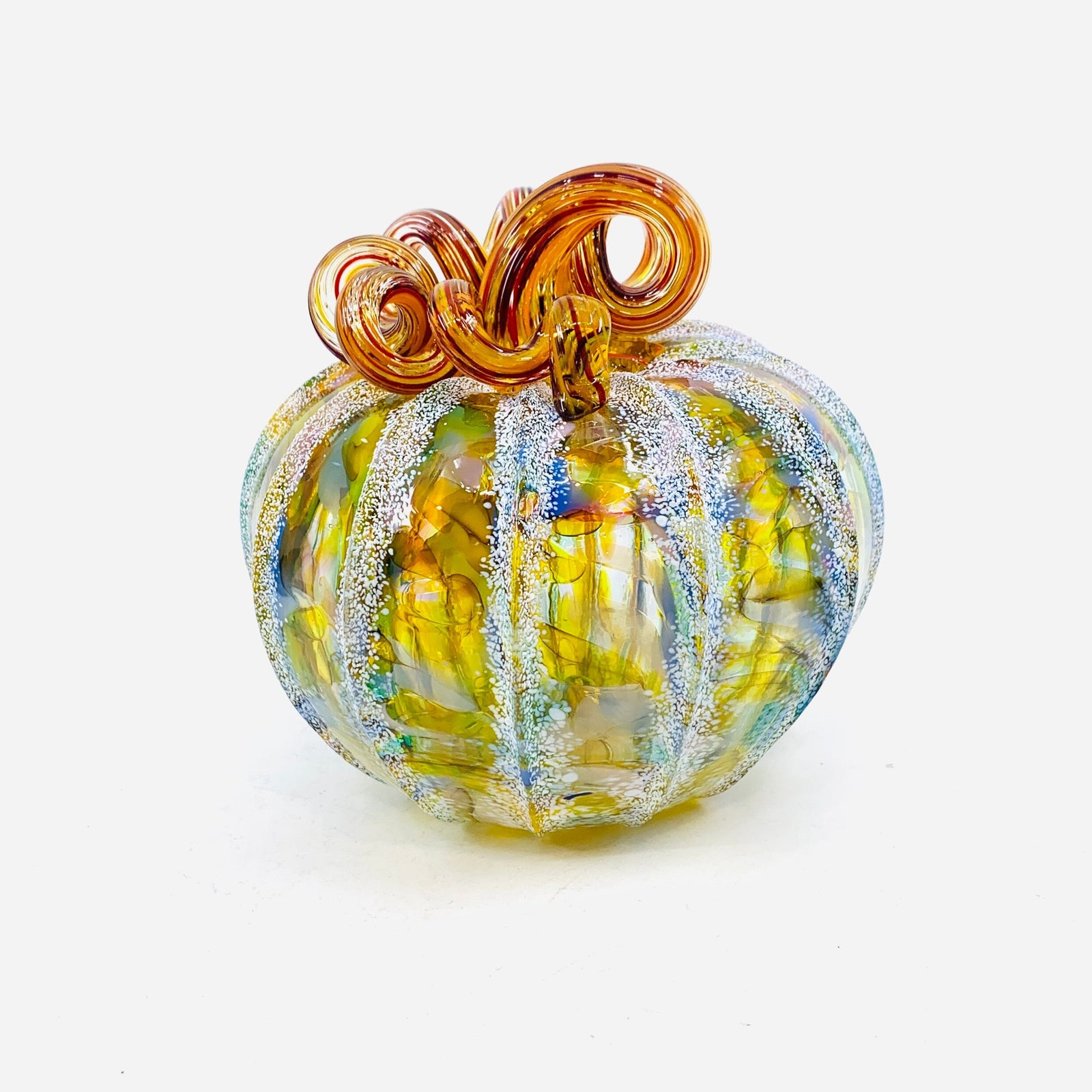 Daily Pumpkin 2539 Squat Gabby Luke Adams Glass Blowing Studio 