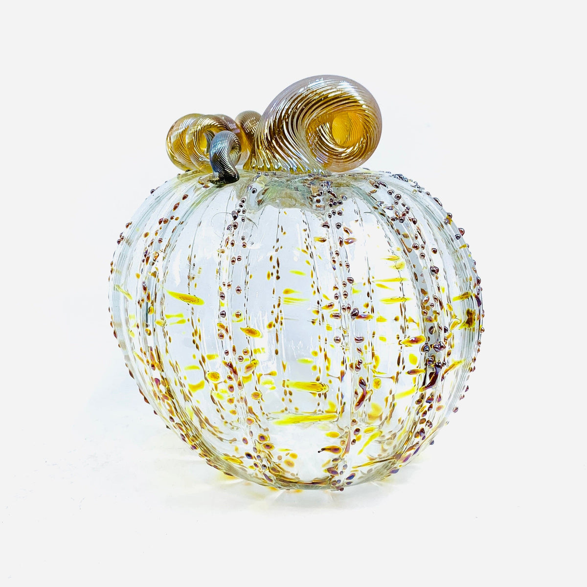 Daily Pumpkin 914 “Oops” Smedium Gabby Luke Adams Glass Blowing Studio 