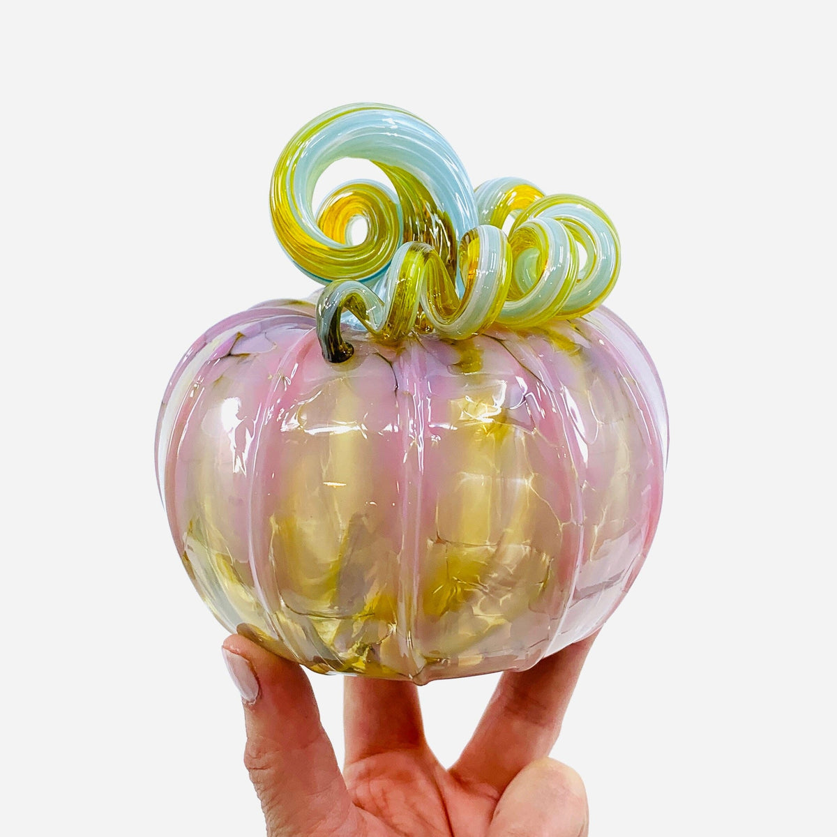 Daily Pumpkin 762 Squat Gabby Luke Adams Glass Blowing Studio 