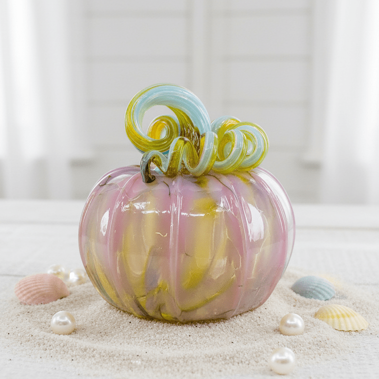 Daily Pumpkin 762 Squat Gabby Luke Adams Glass Blowing Studio 