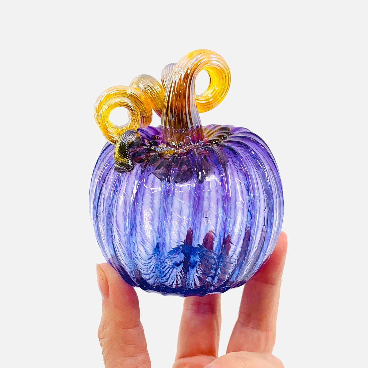 Daily Pumpkin 1344 Mini Daily Pumpkin Luke Adams Glass Blowing Studio 