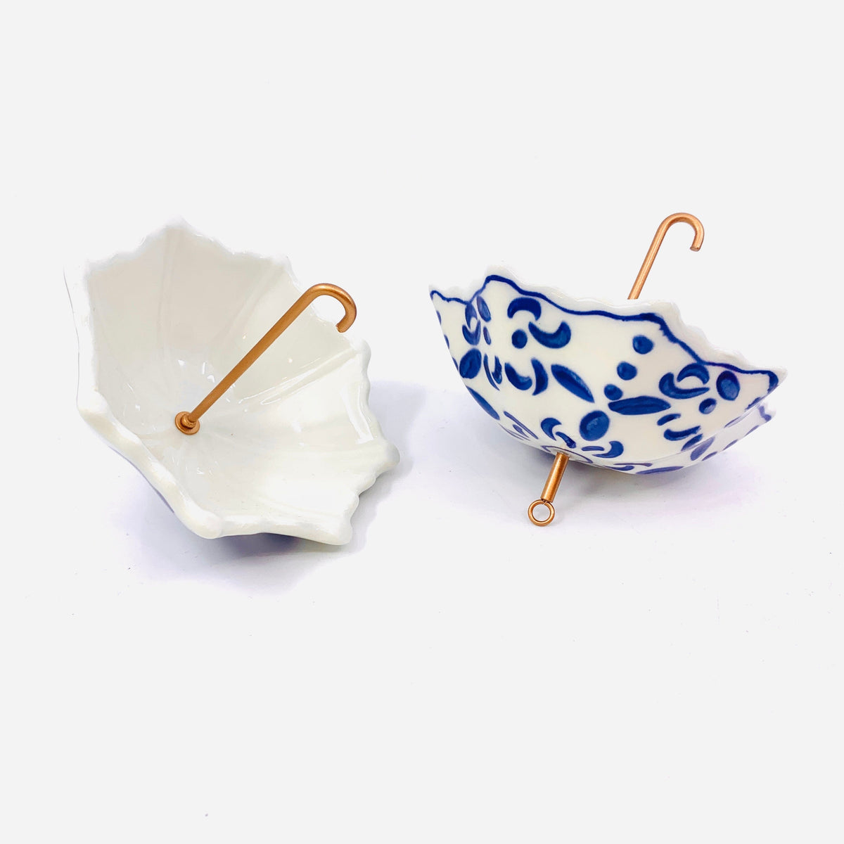 Stoneware Umbrella Ornaments Decor Creative Co-op 