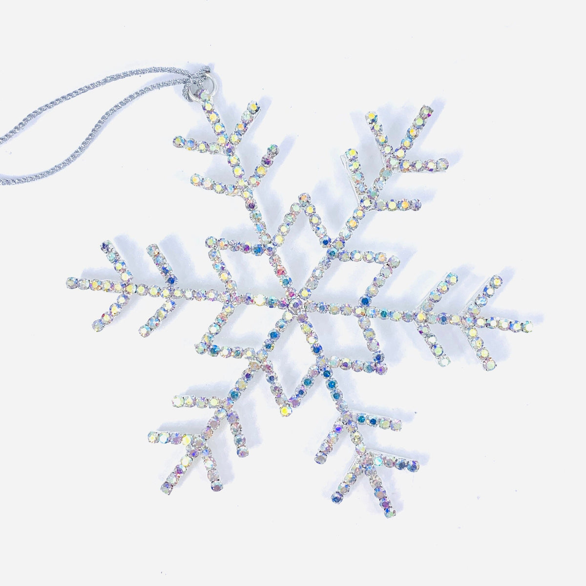 Brilliant Rhinestone Snowflake Ornament Oak Street 