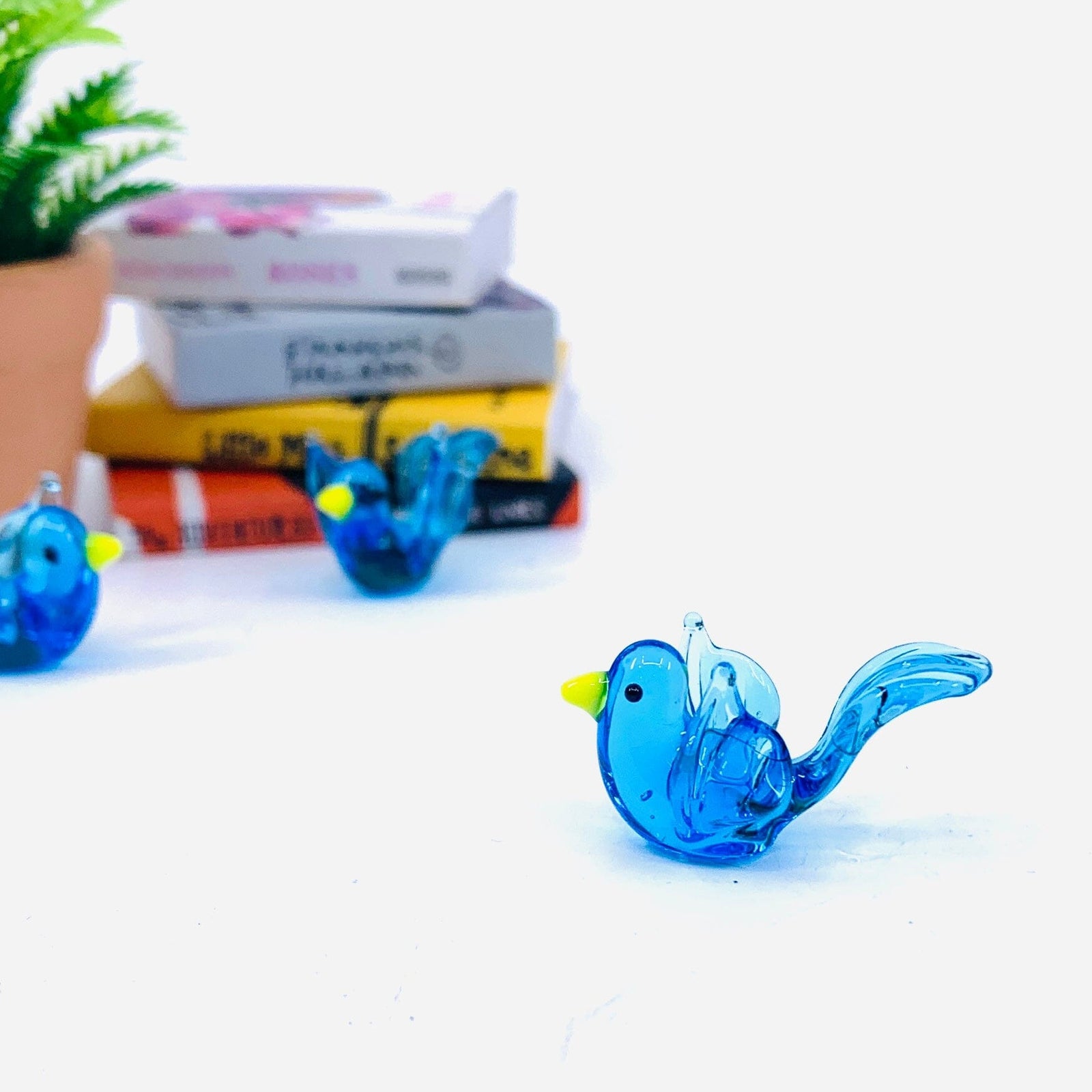 Tiny Glass Blubird 352 Miniature GANZ 