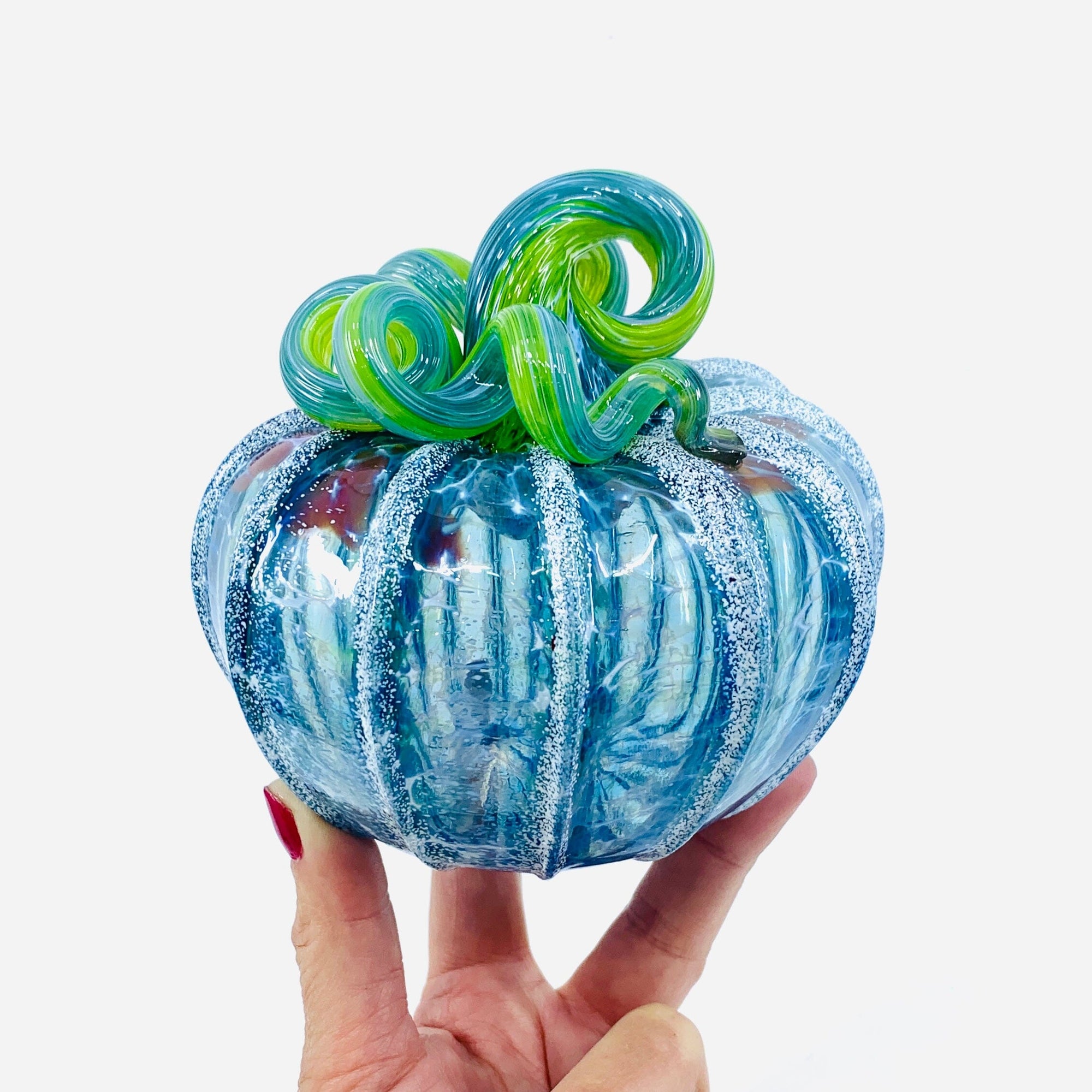 Daily Pumpkin 1895 Holiday Squat Gabby Luke Adams Glass Blowing Studio 