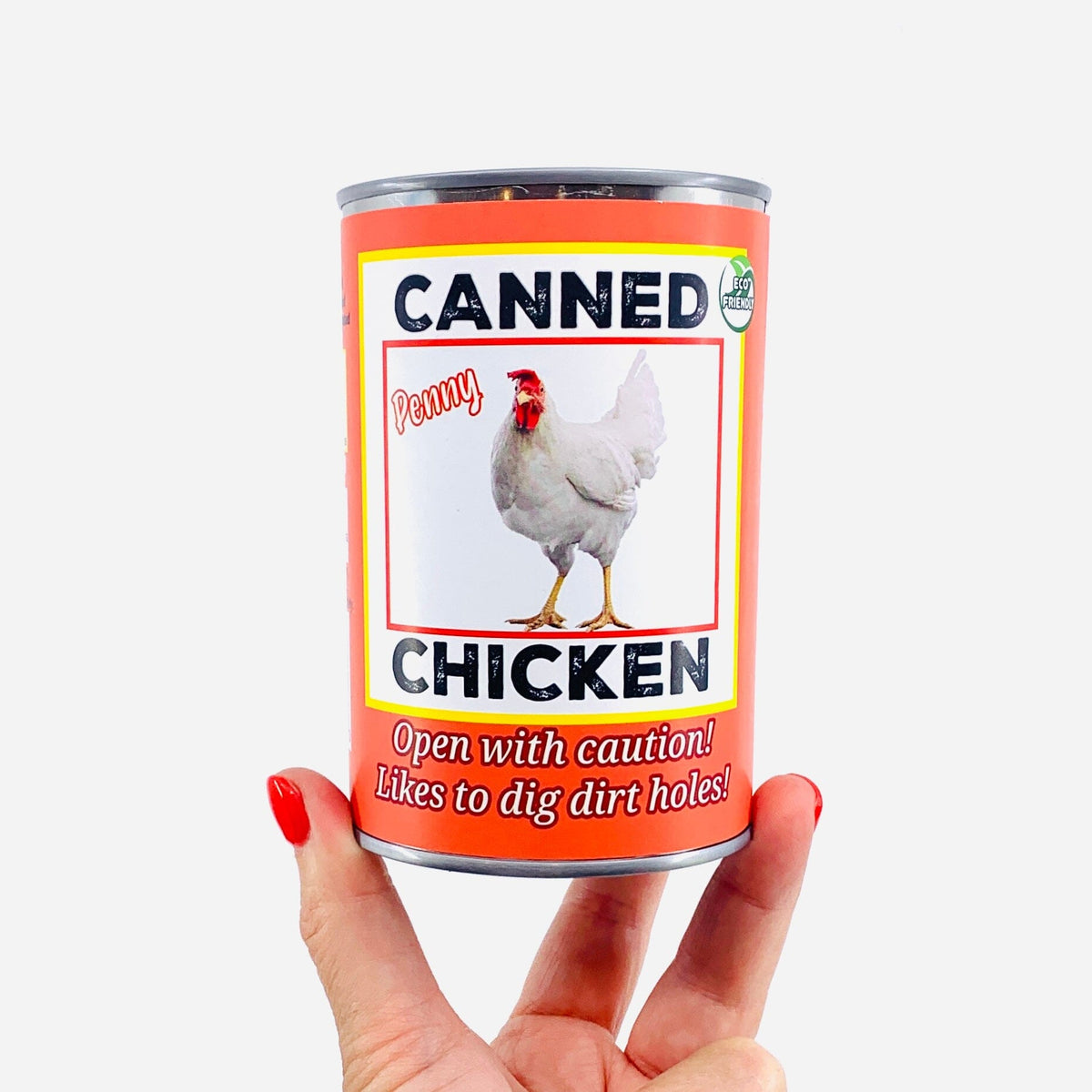 Stuffed Chicken in a Can Canned Gifts 