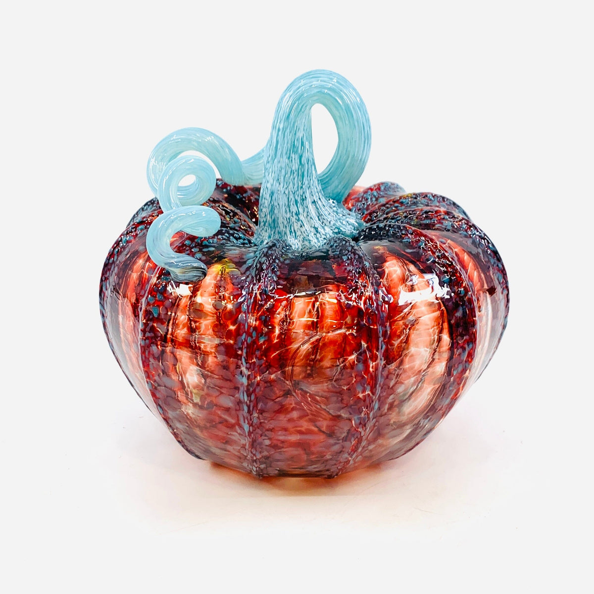 Daily Pumpkin 1364 Holiday Squat Gabby Luke Adams Glass Blowing Studio 