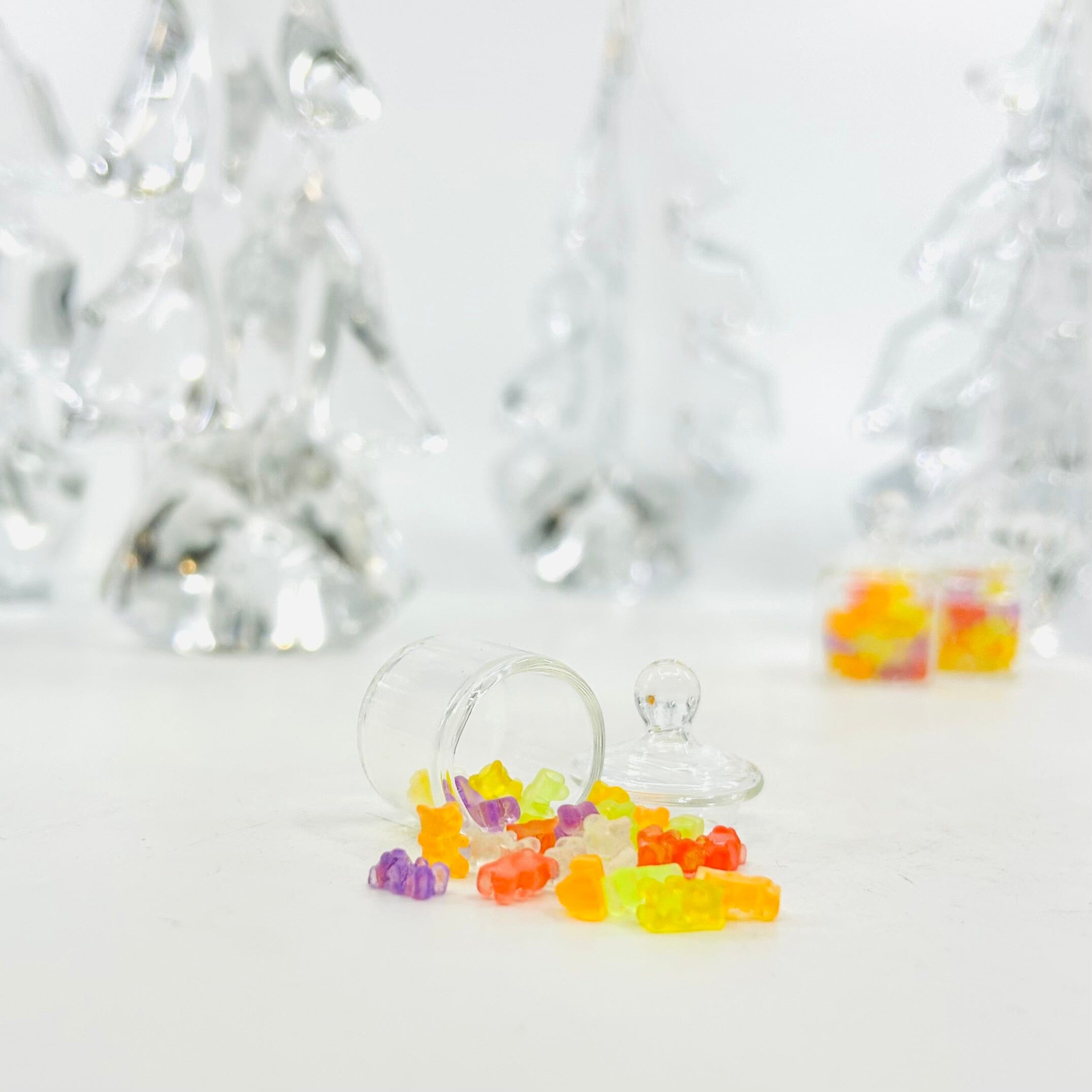 Tiniest Jar of Gummy Bears - Luke Adams Glass Blowing Studio Tiniest Jar of Gummy Bears - Luke Adams Glass Blowing Studio
