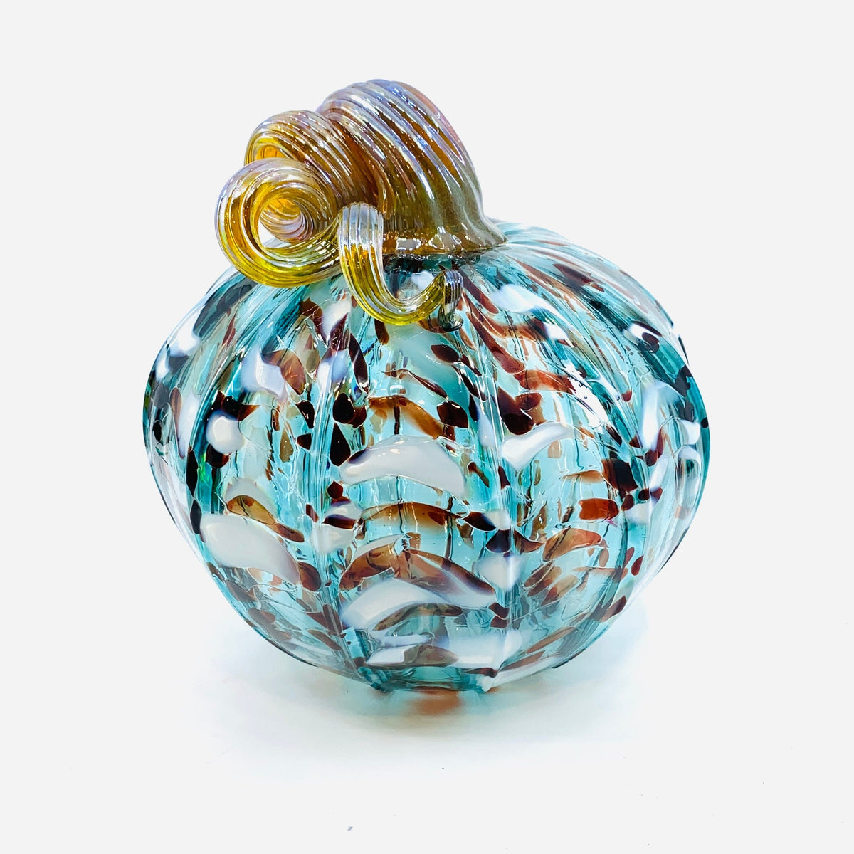 Daily Pumpkin 2494 Large Gabby Luke Adams Glass Blowing Studio 