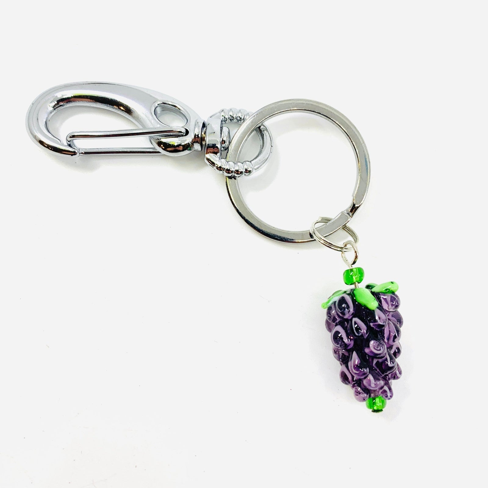 Glass Miniature Keychain, Grape GANZ 