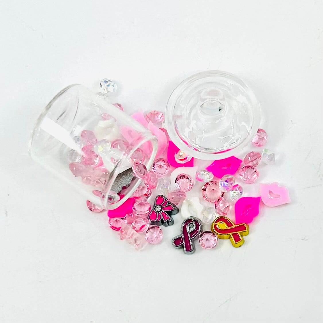 Breast Cancer Awareness, Tiniest Glass Jar of Hope Miniature - 