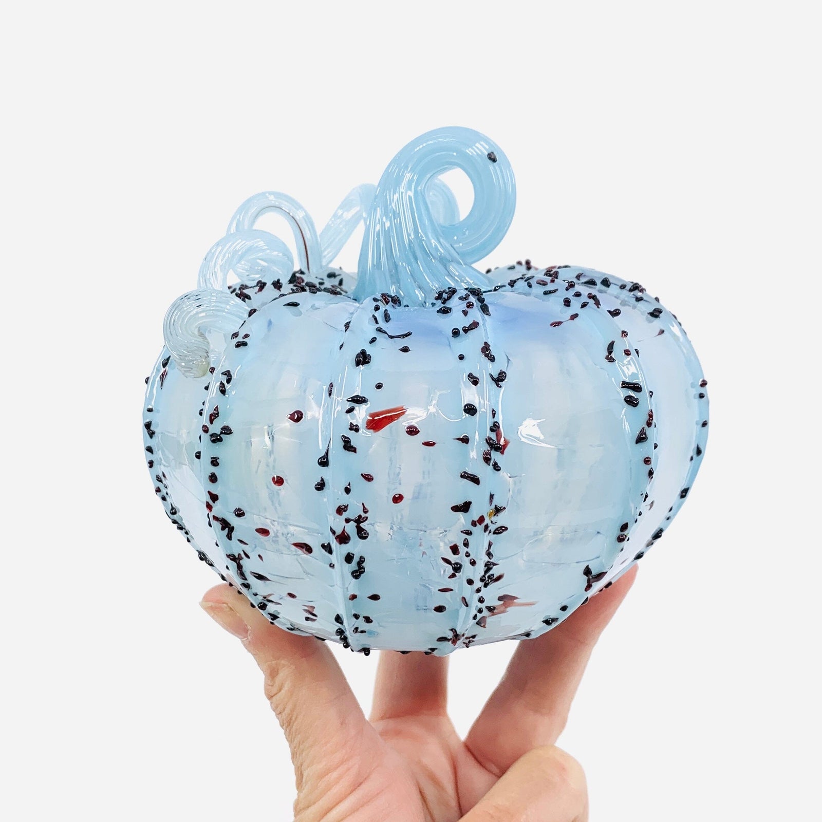 Daily Pumpkin 1550 Holiday Squat Gabby Luke Adams Glass Blowing Studio 