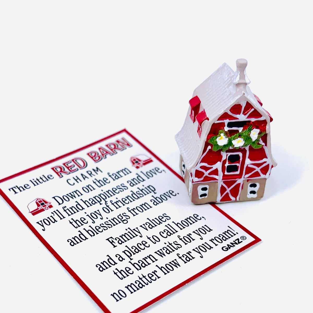 The Little Red Barn Charm - PT15 GANZ 