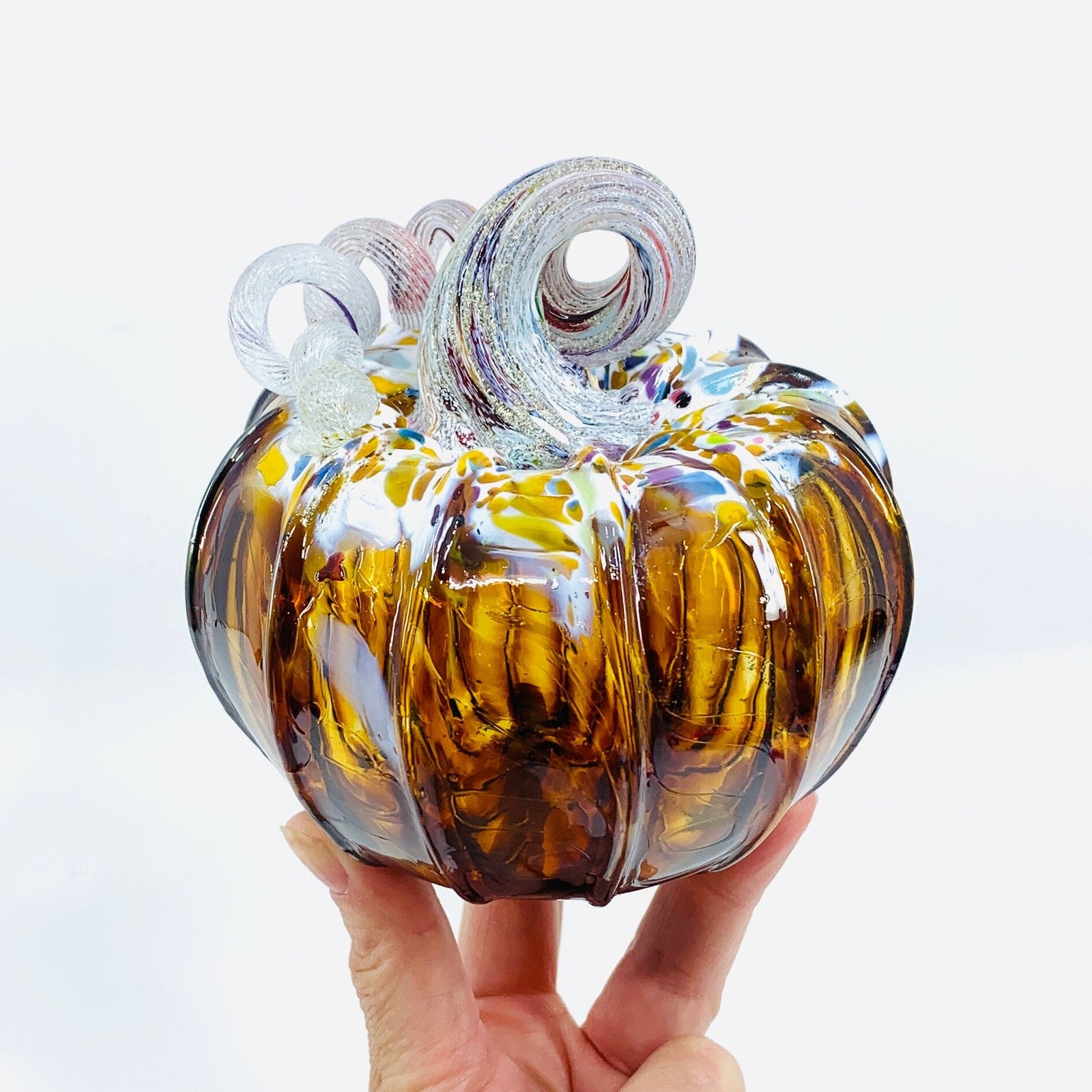 Daily Pumpkin 1615 Cupcake Squat Gabby Luke Adams Glass Blowing Studio 