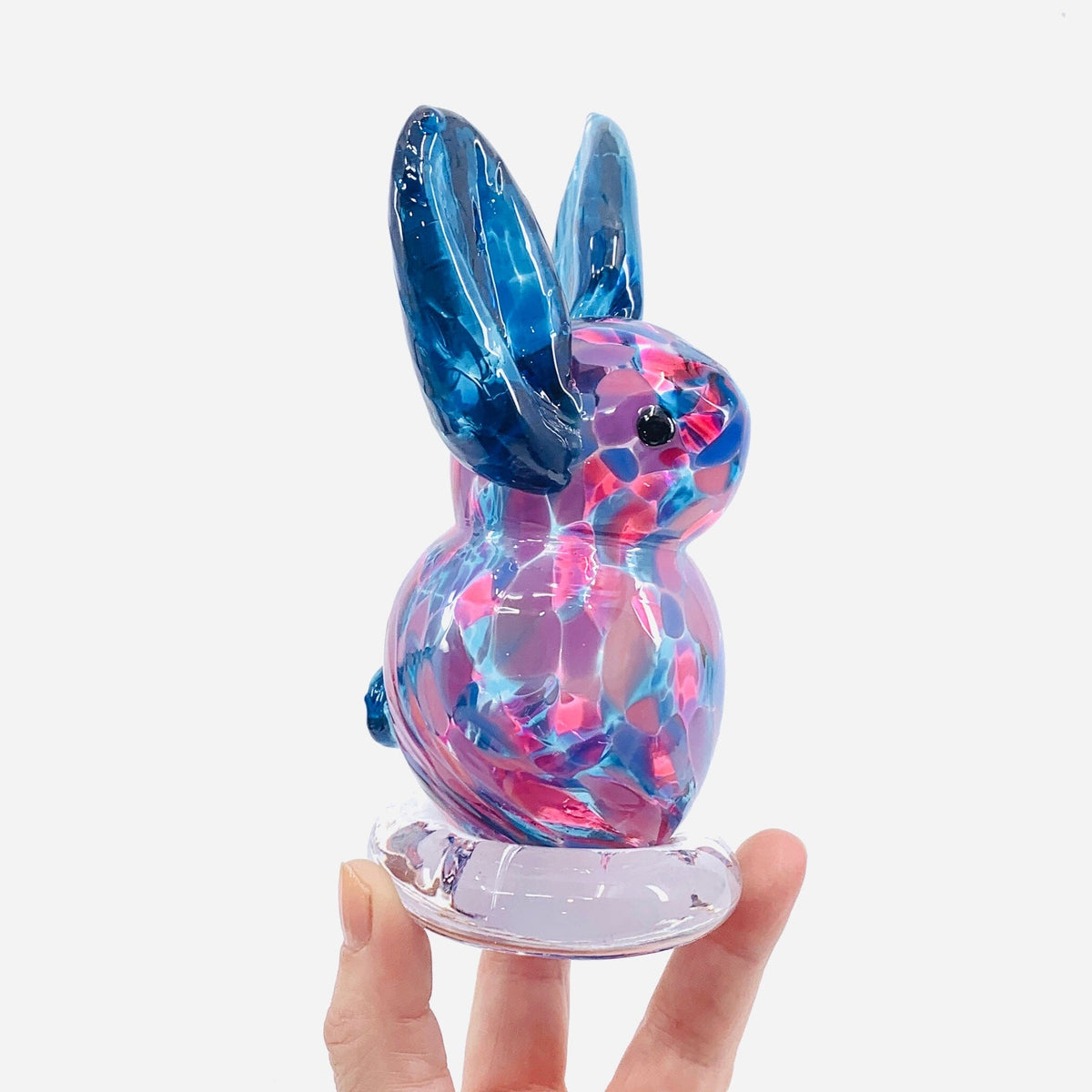 Daily Bunny 44 - Polka Gabby Luke Adams Glass Blowing Studio 