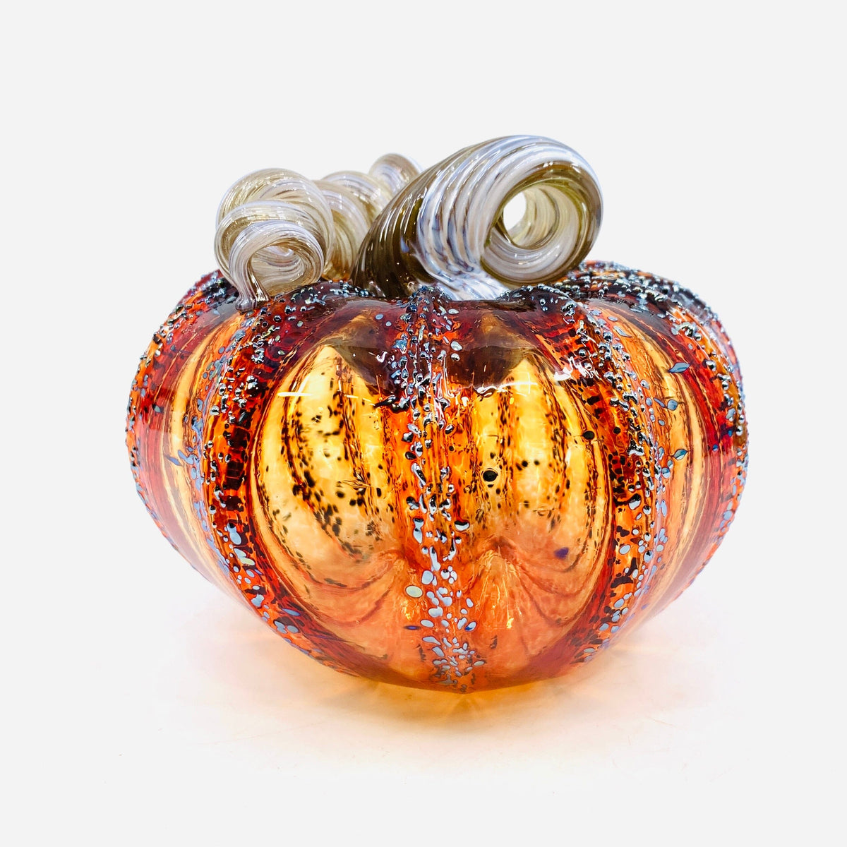 Daily Pumpkin 1533 Holiday Squat Gabby Luke Adams Glass Blowing Studio 