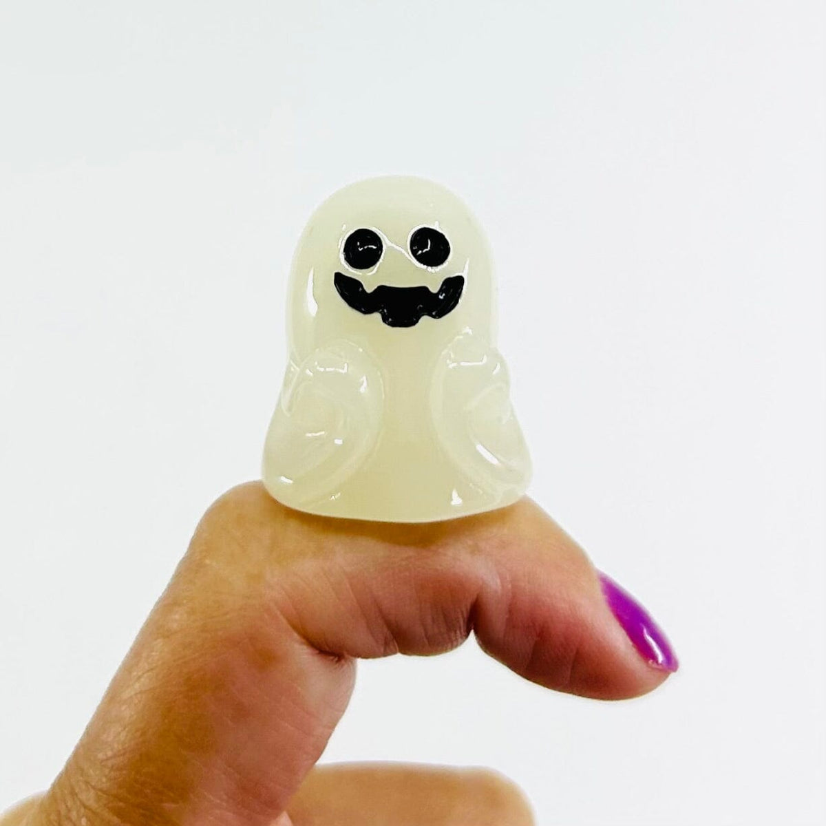 Miniature Glass Glow in The Dark Ghosts, Trick - 