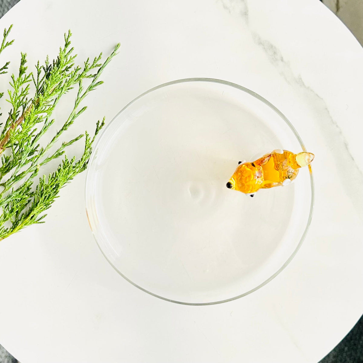 Glass Icon Reindeer Dish ICHENDORF 