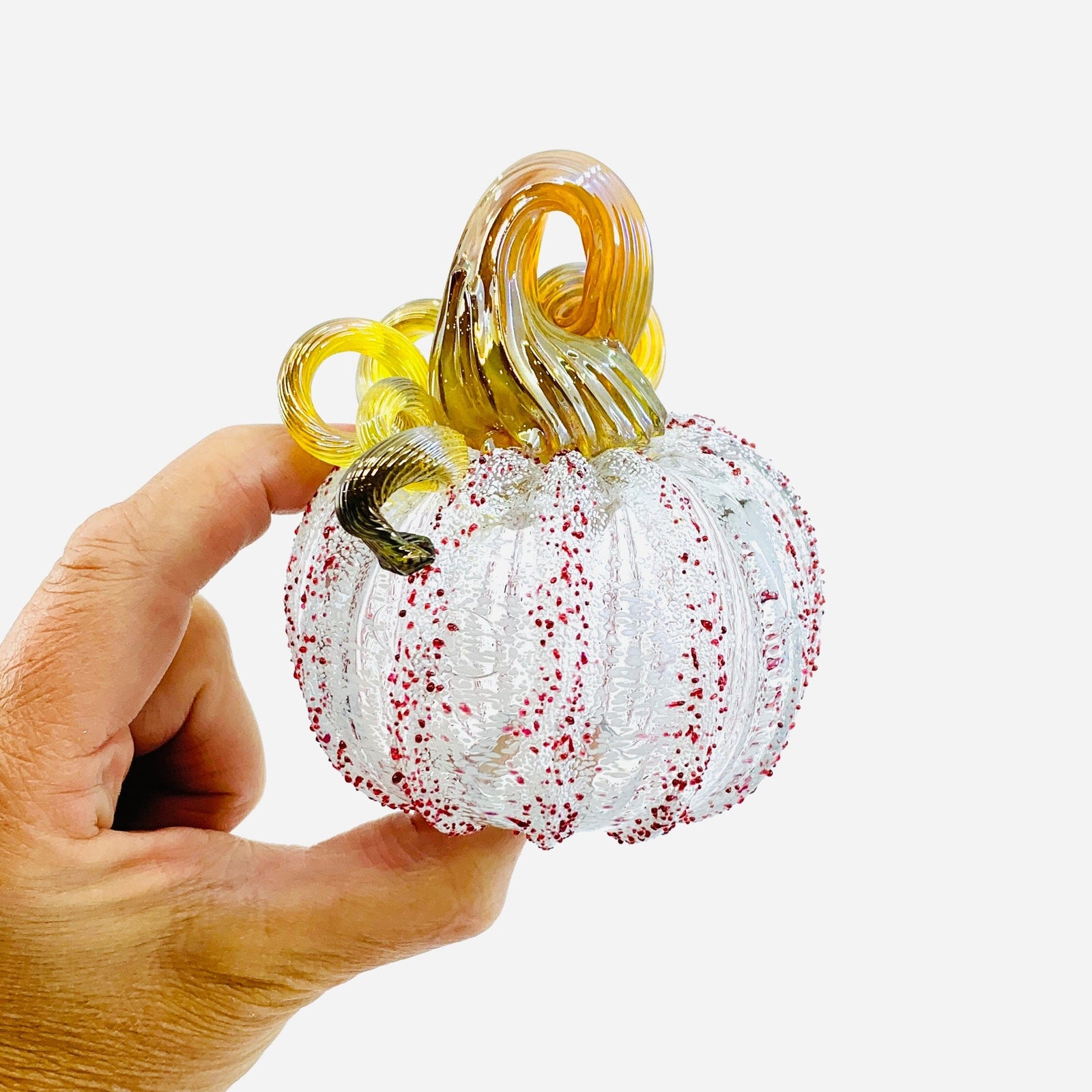 Daily Pumpkin 1341 Cutie Gabby Luke Adams Glass Blowing Studio 