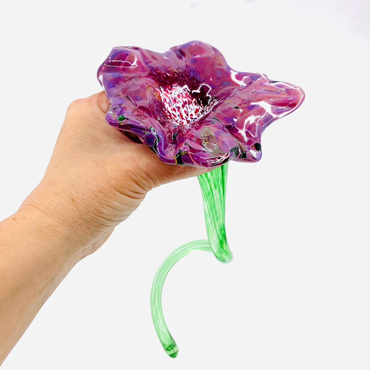 Mother's Day 1-hour Glassblowing Flower Class Class Luke Adams Glass Blowing Studio 