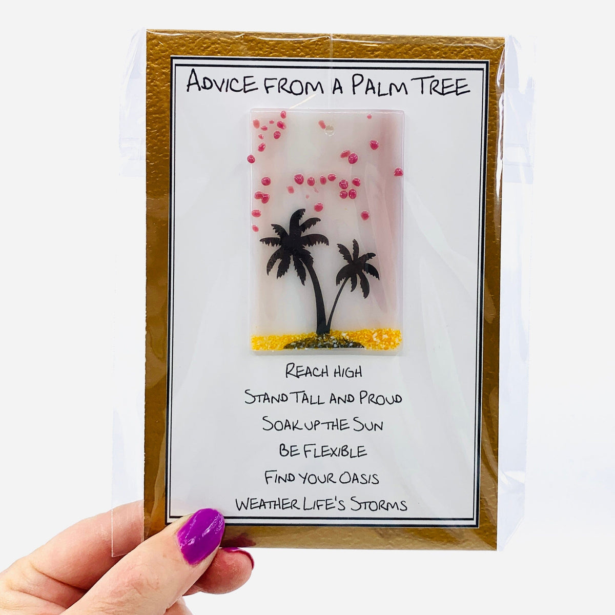 Fused Glass Advice From a Palm Tree 9 Decor Glimmer Glass Gifts 