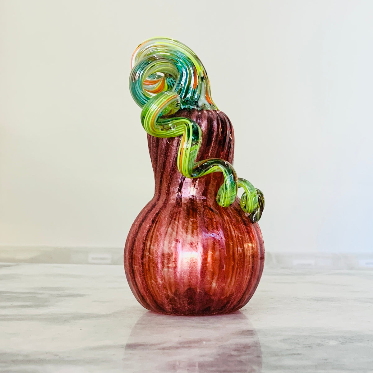 Daily Pumpkin 706 Cherry Shimmer Gourd