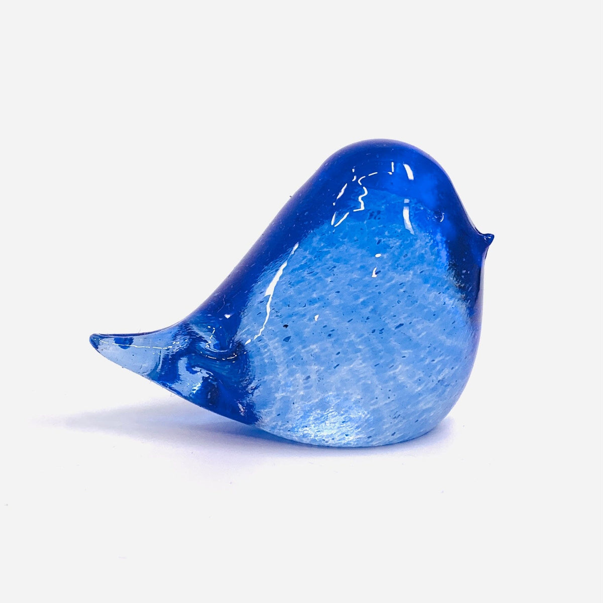 Little Glass Bird, Cornflower Miniature Henrietta Glass 