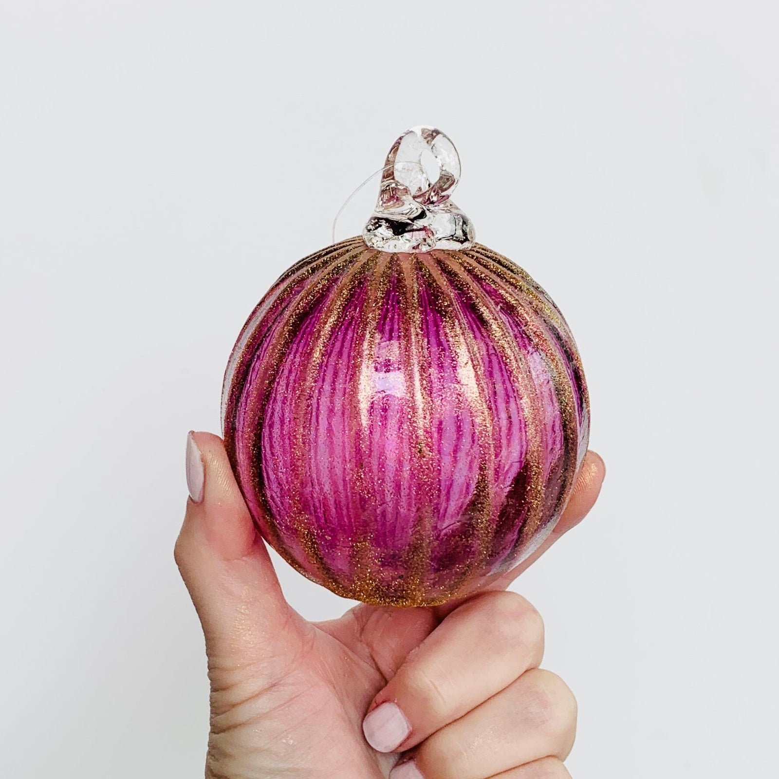 Magenta Shimmer Ornament James Bilodeau 