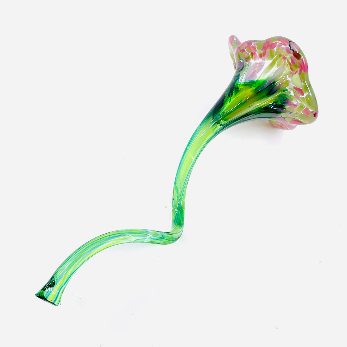 Pulled Glass Flower 49 Decor Luke Adams Glass Blowing Studio 