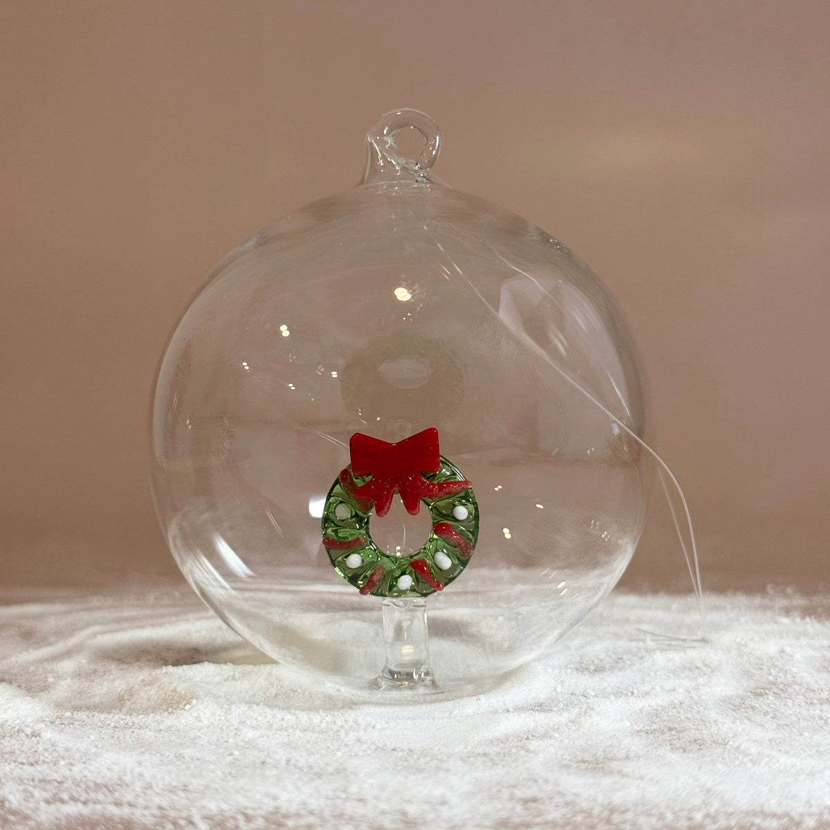 Glass Icon Ornament, Wreath ICHENDORF 