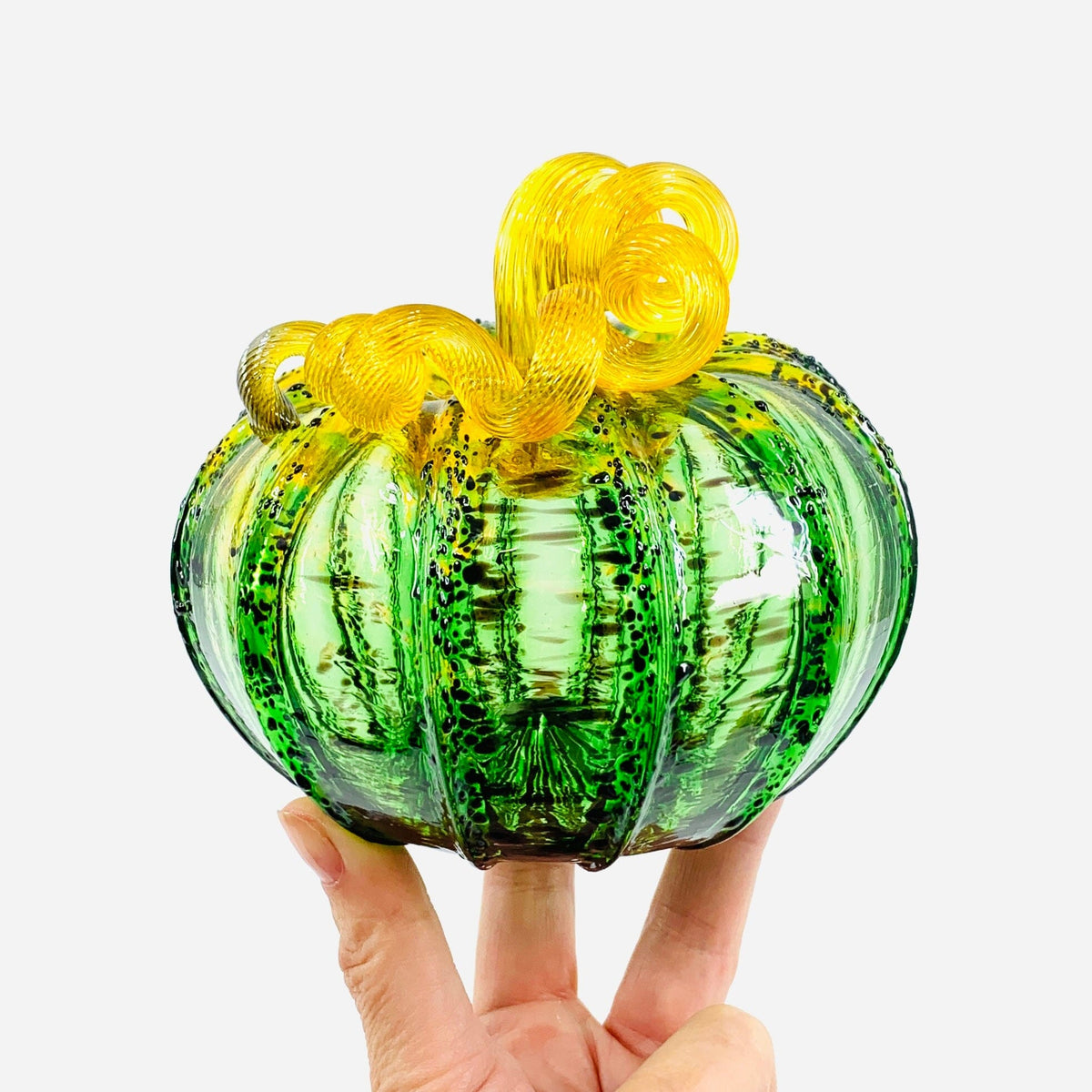 Daily Pumpkin 1235 Squat Daily Pumpkin Luke Adams Glass Blowing Studio 