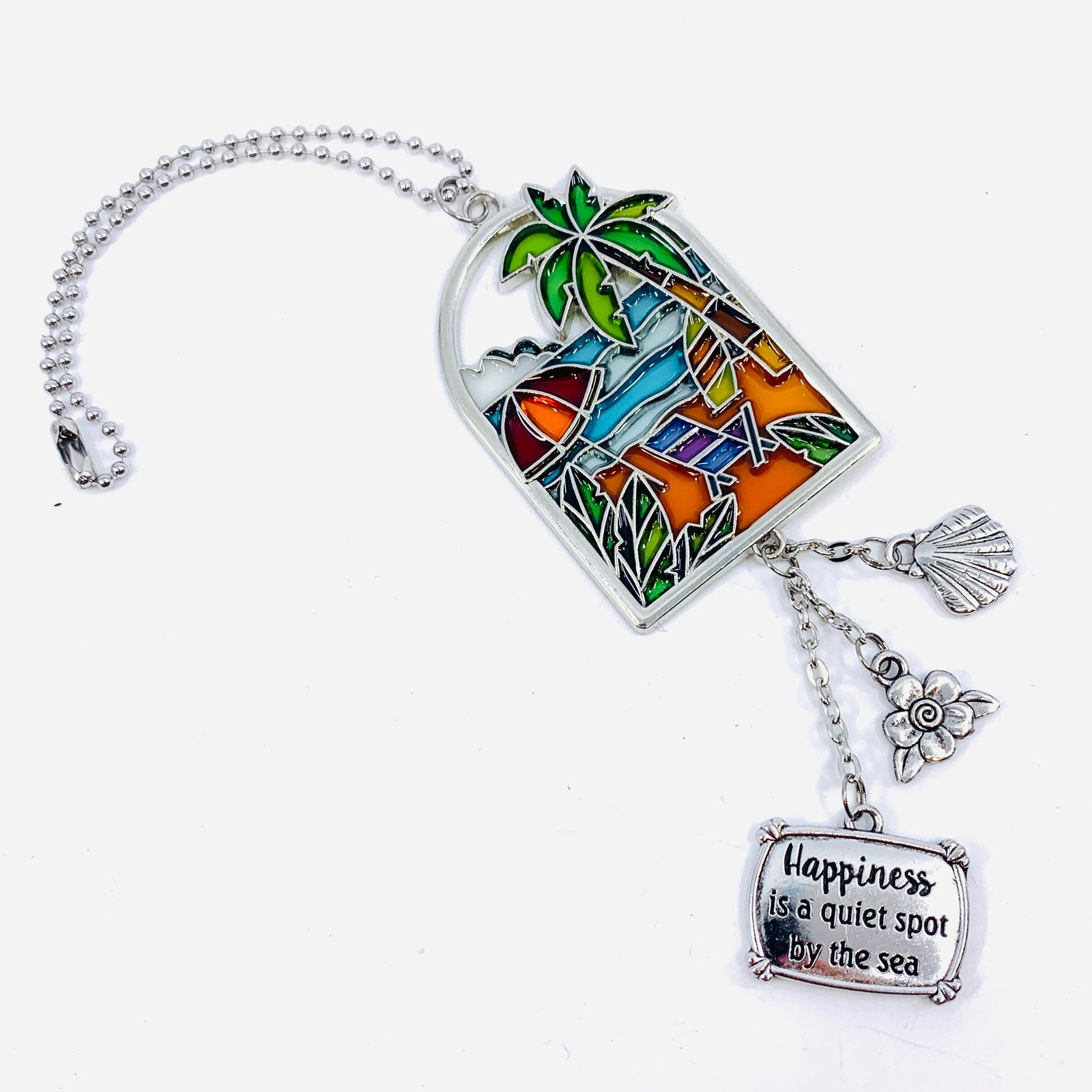 Vacation Enamel Car Charm Ornament GANZ 