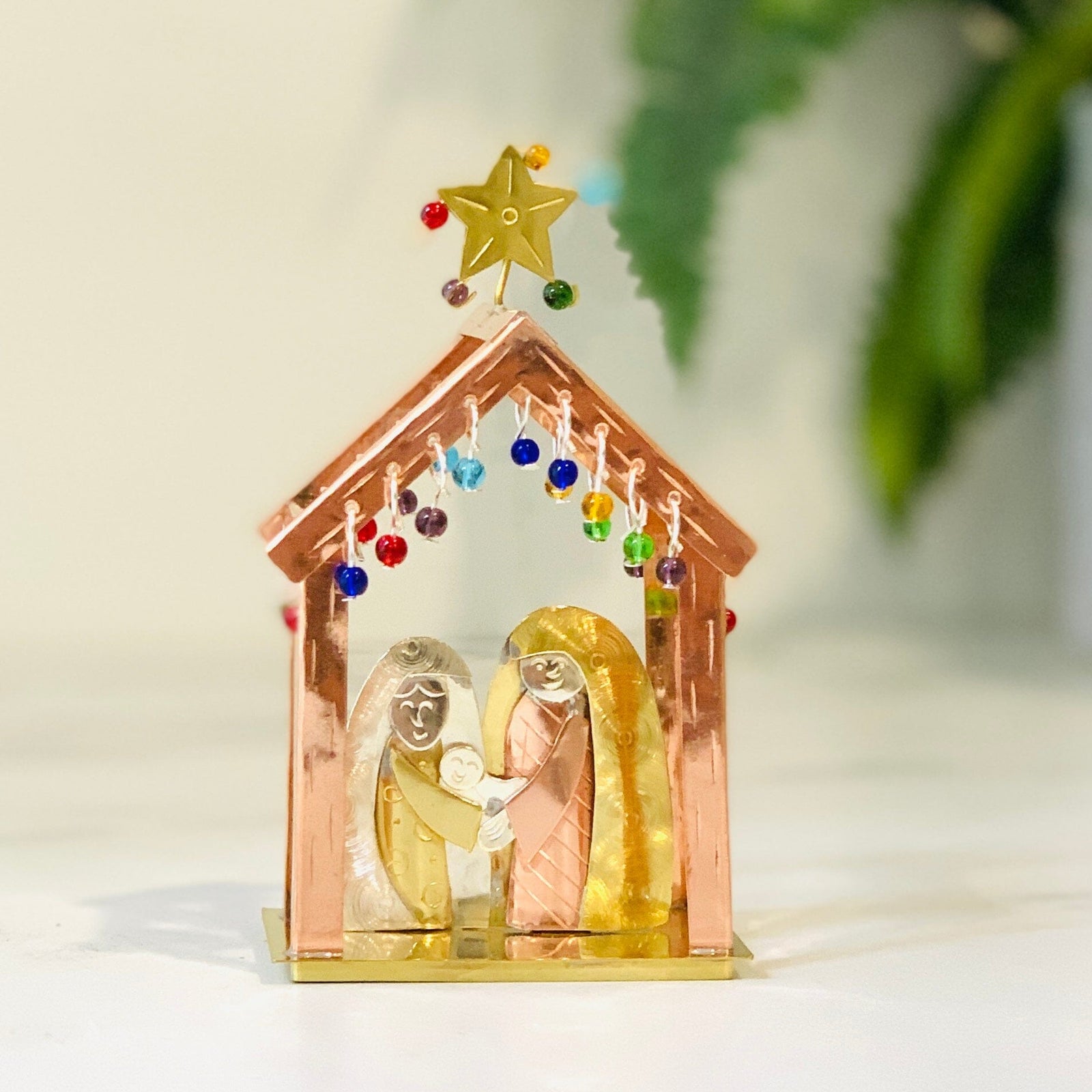 Mixed Metal Nativity Scene, 1 Decor Pilgrim Imports 