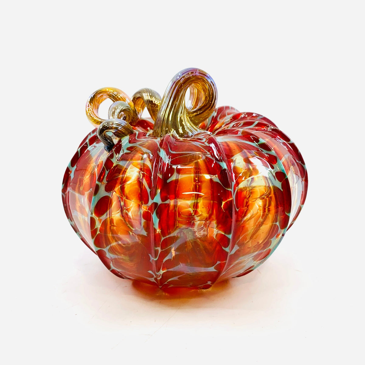 Daily Pumpkin 60 Fall Squat Daily Pumpkin Luke Adams Glass Blowing Studio 