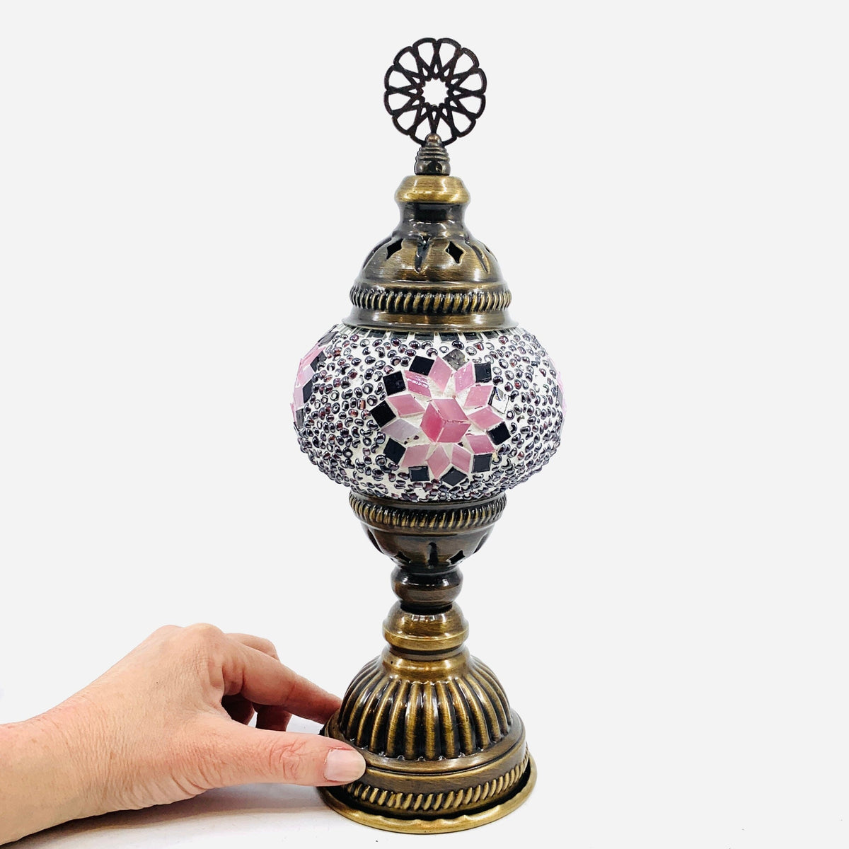 Turkish Mosaic Lamp, 16 Decor Natto USA 