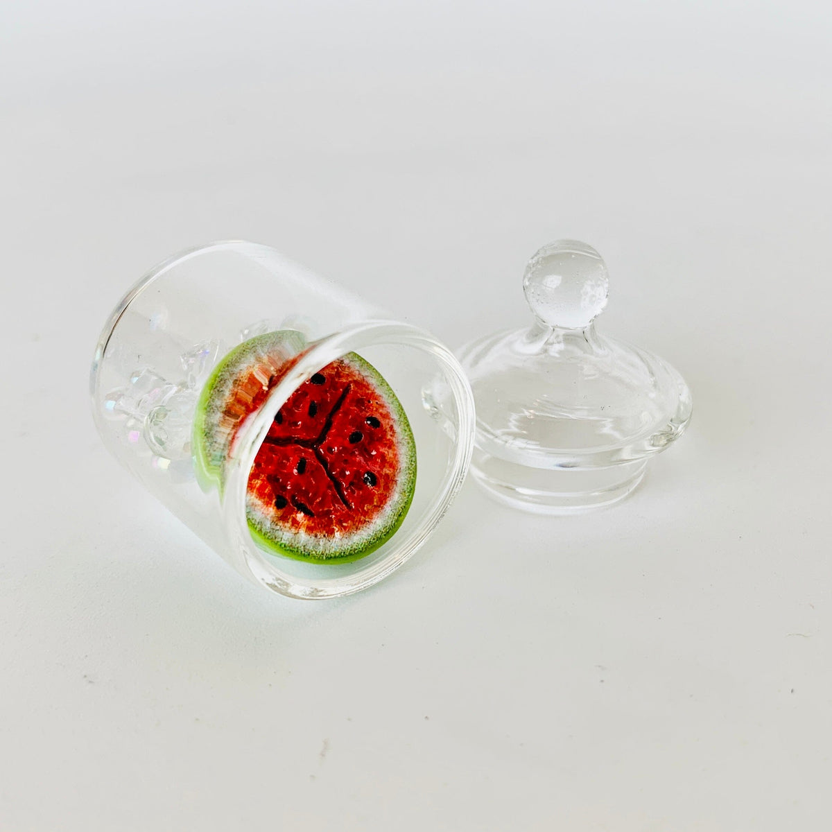 Tiniest Glass Jar of Watermelon Miniature - 