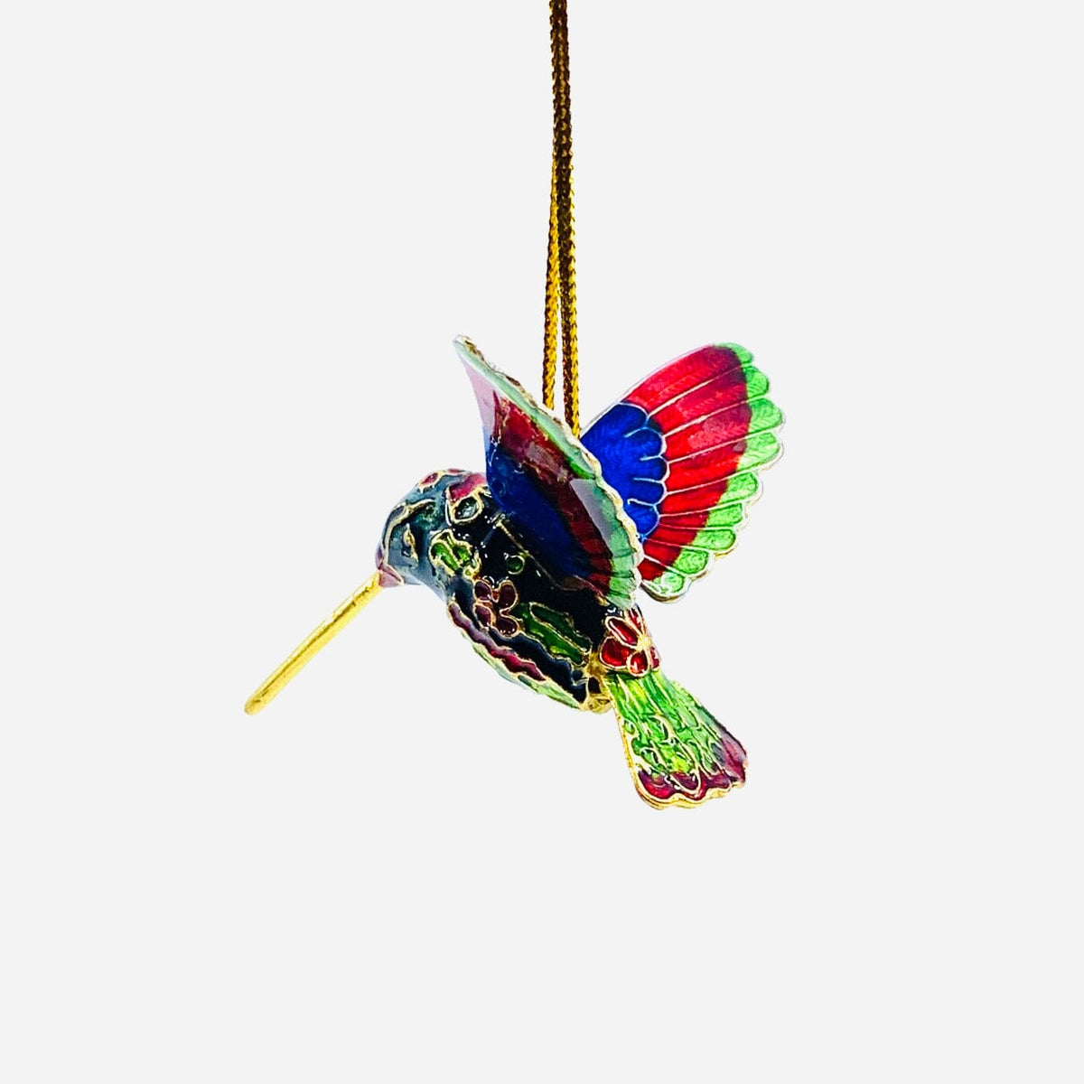 Enamel Hummingbird Ornament, 39 Ornament Kubla Craft 