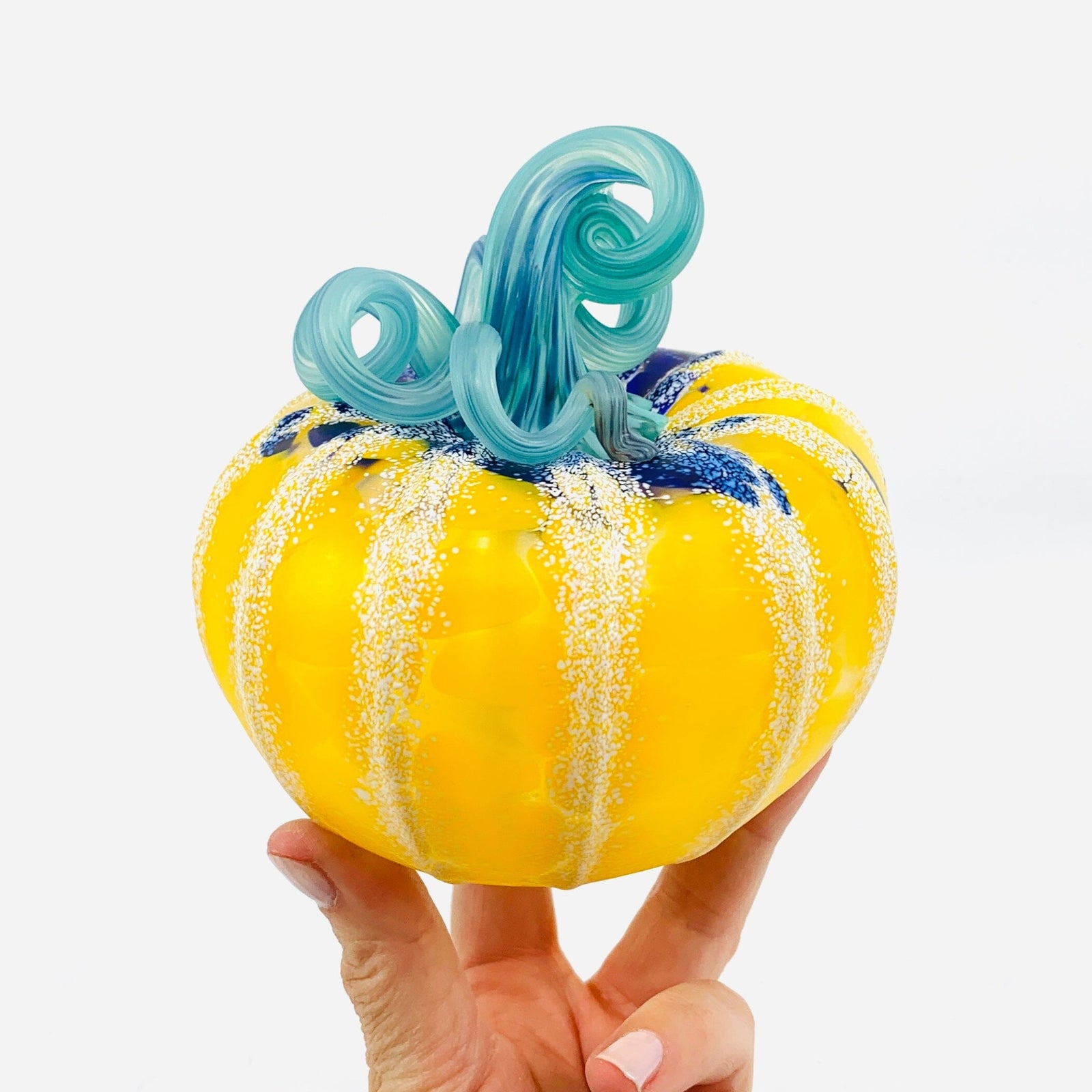 Daily Pumpkin 539 Coastal Matte Squat Gabby Luke Adams Glass Blowing Studio 