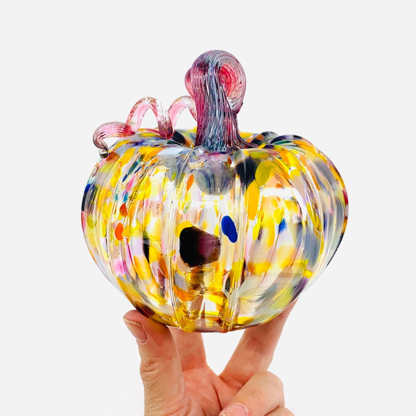 Daily Pumpkin 1883 Squat Gabby Luke Adams Glass Blowing Studio 