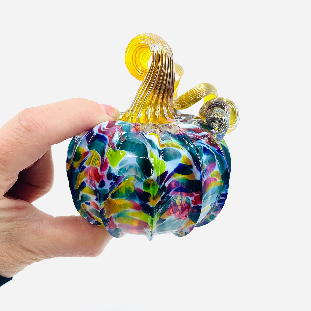 Daily Pumpkin 3375 Practice Mini Gabby Luke Adams Glass Blowing Studio 