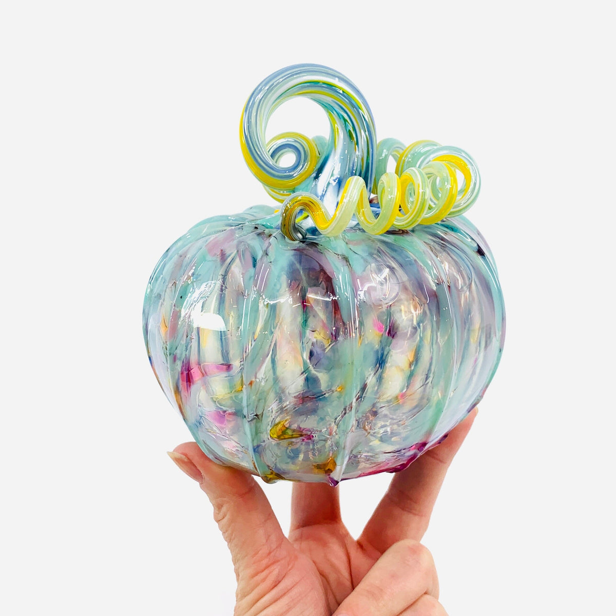 Daily Pumpkin 3568 Squat Gabby Luke Adams Glass Blowing Studio 