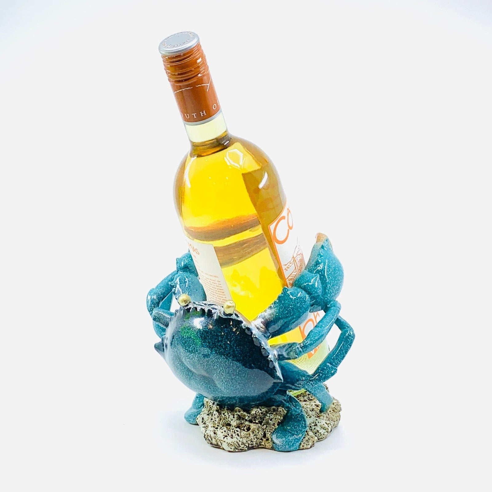 Blue Crab Wine Bottle Holder Chesapeake Bay 