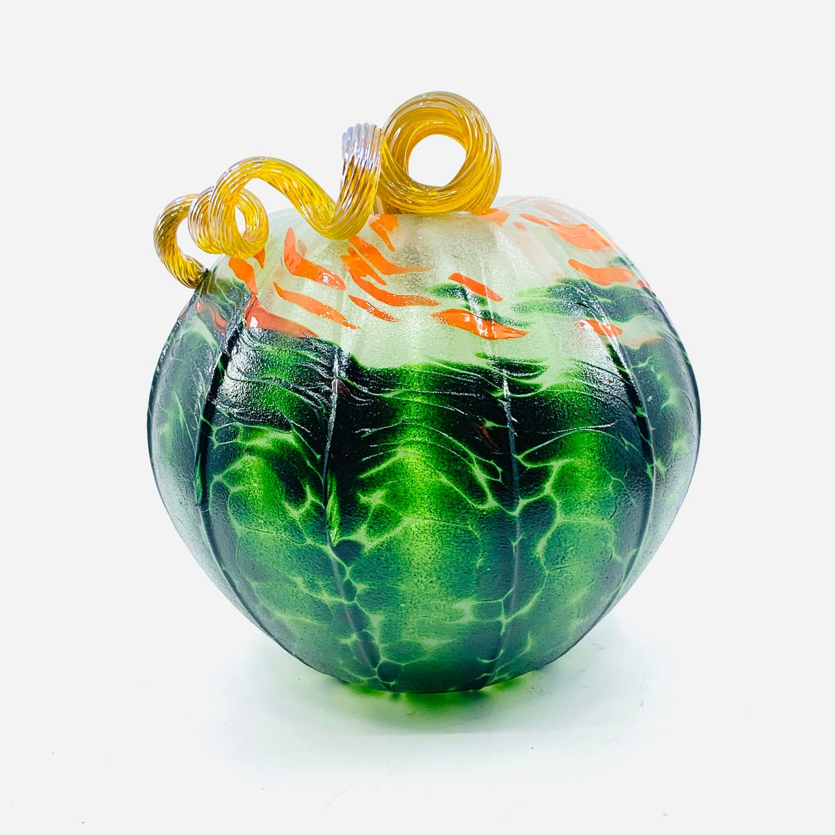 Daily Glow Pumpkin 411 Fall Large Daily Pumpkin Luke Adams Glass Blowing Studio 