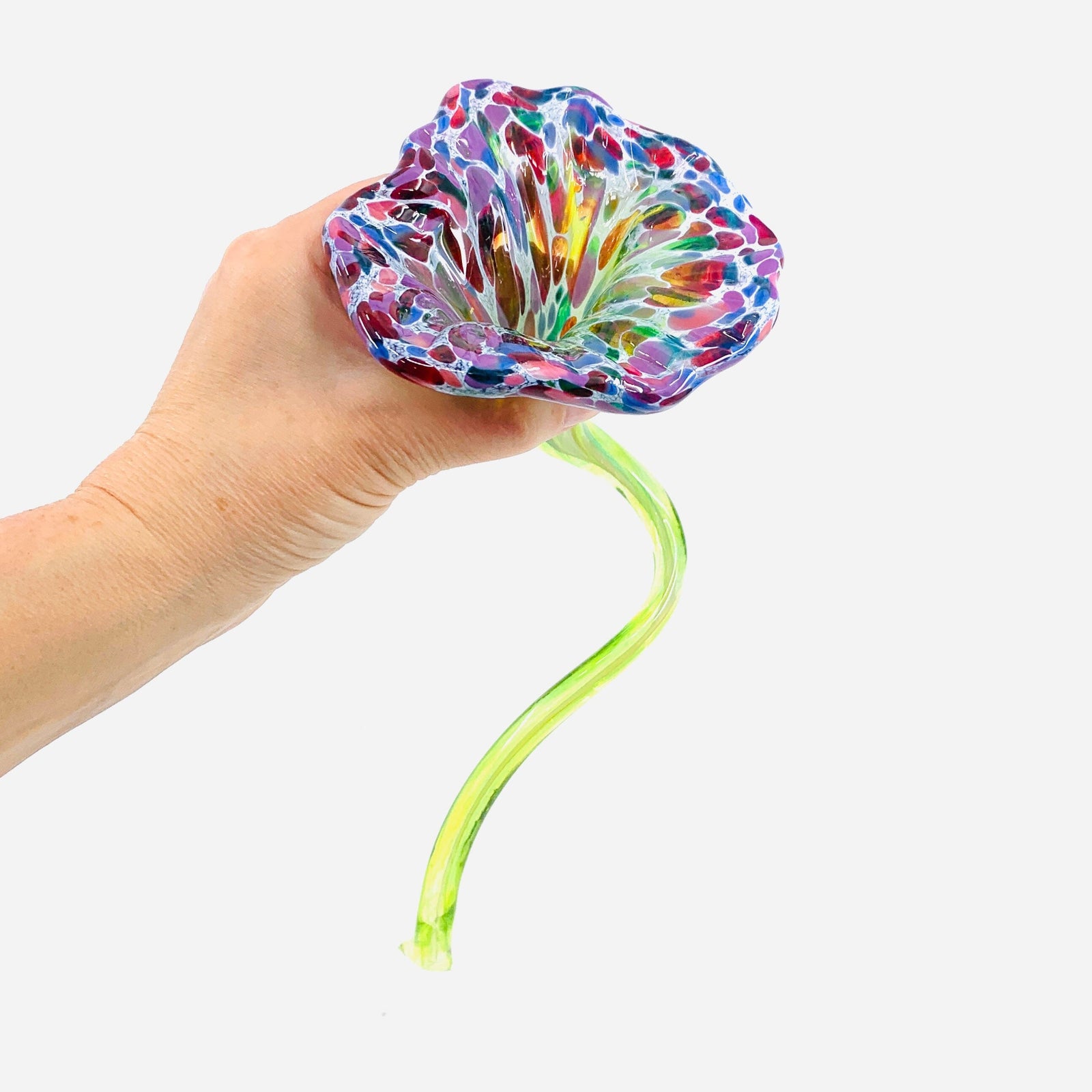 Pulled Glass Flower 82 Decor Luke Adams Glass Blowing Studio 